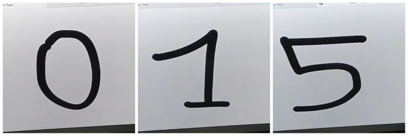 Handwritten digits example