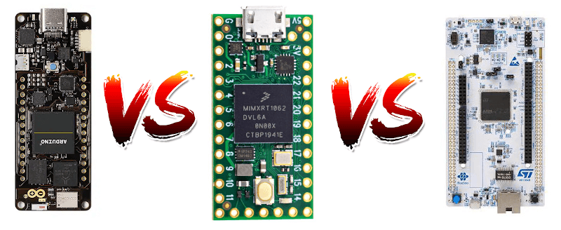 Arduino Portenta H7 vs Teensy 4 vs STM32 Nucleo H743ZI2